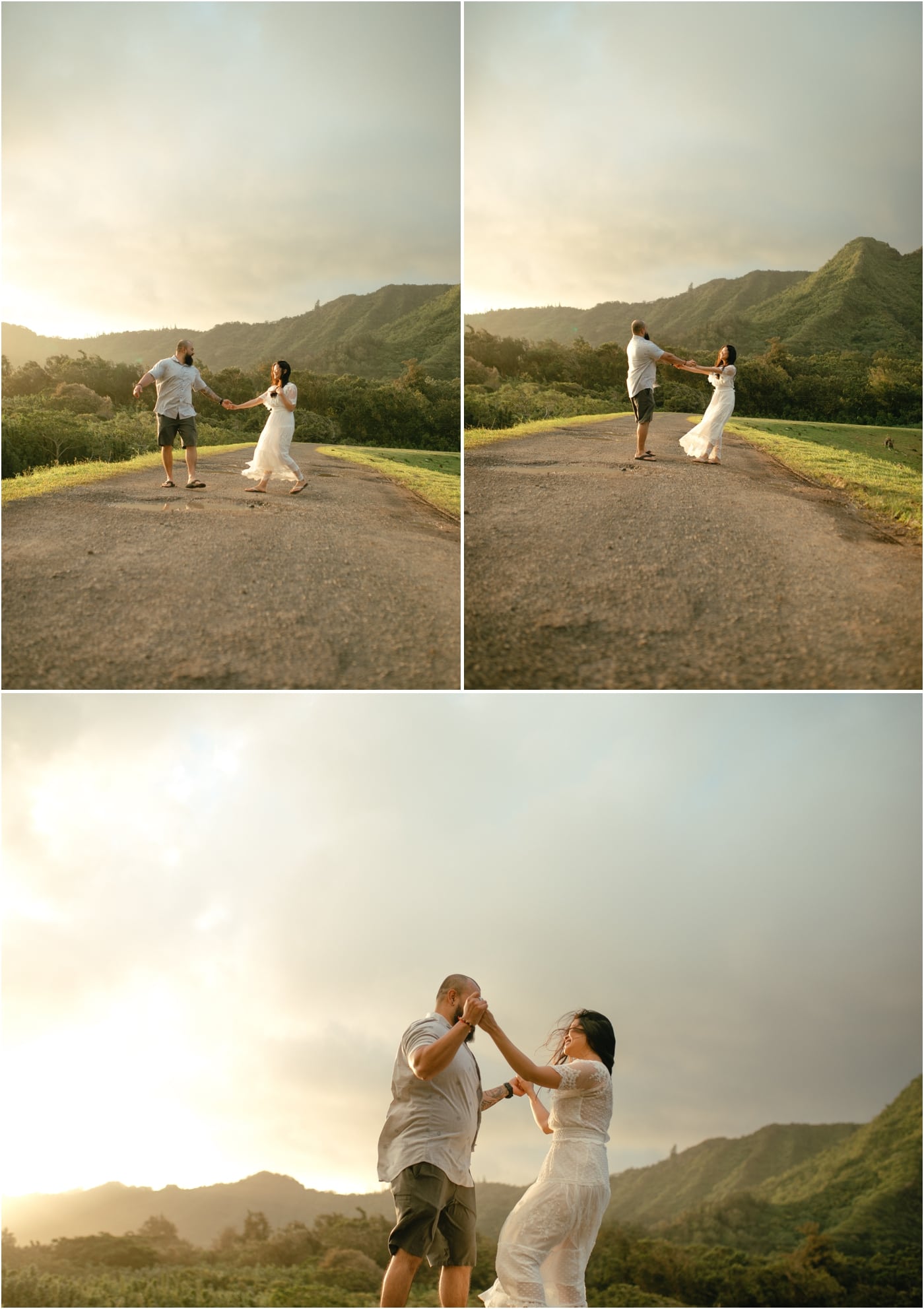 Oahu mountain couples session
