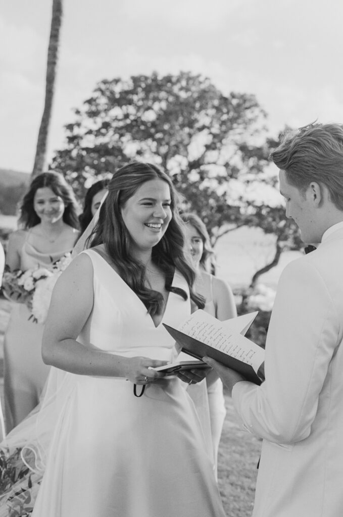 Turtle Bay Resort Wedding ceremony vows